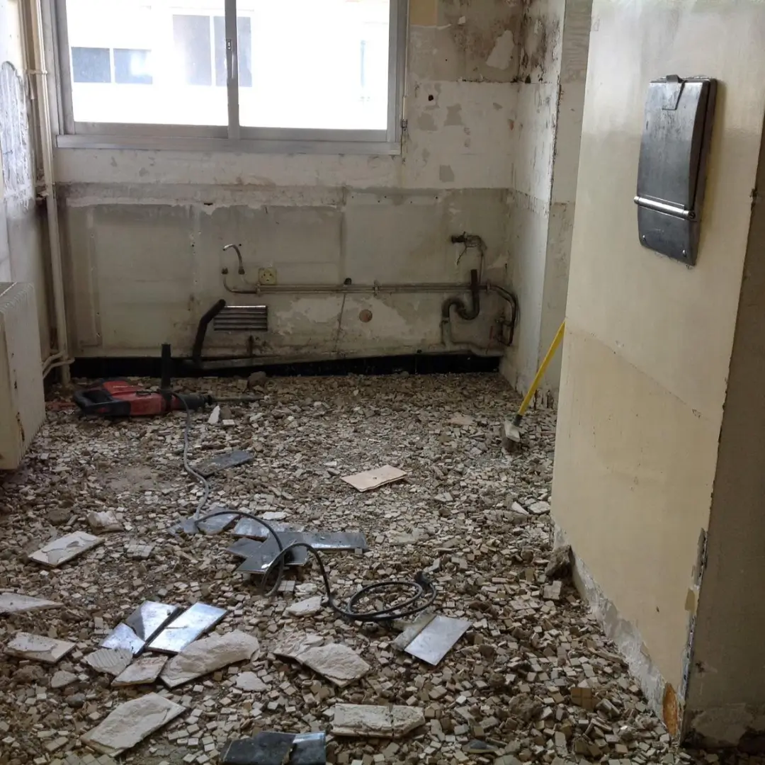 Cuisine en cours de rénovation dans l'essonne