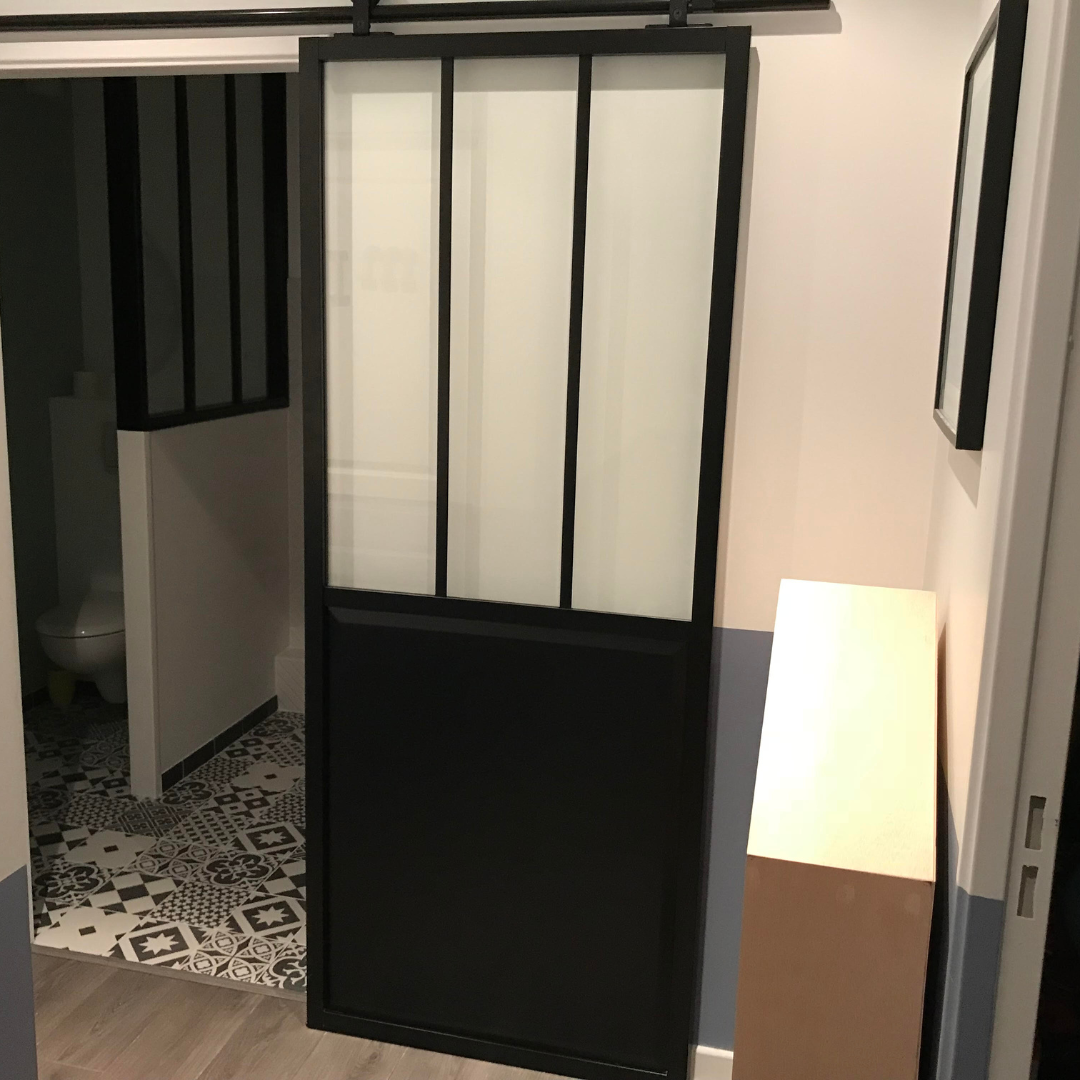 entrée salle de bain rénovée Saint-Cloud Renov&Co
