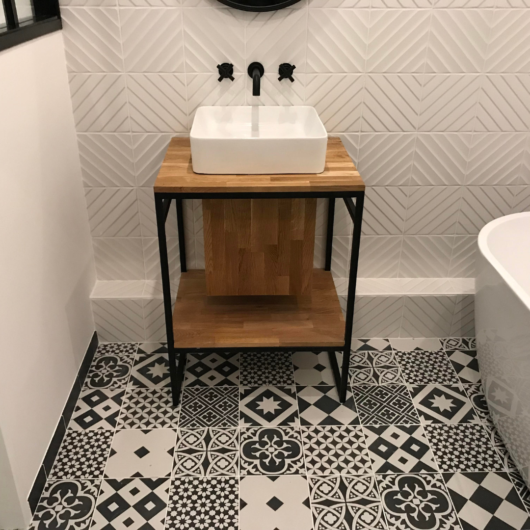lavabo salle de bain rénovée Saint-Cloud 92 Renov&Co